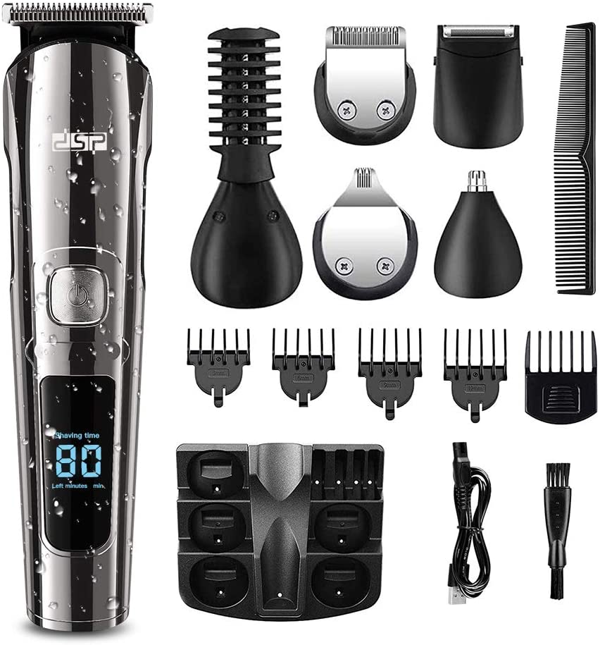 DSP Facial Hair Trimmer for Men - 11 in 1 Hair Clippers For Men